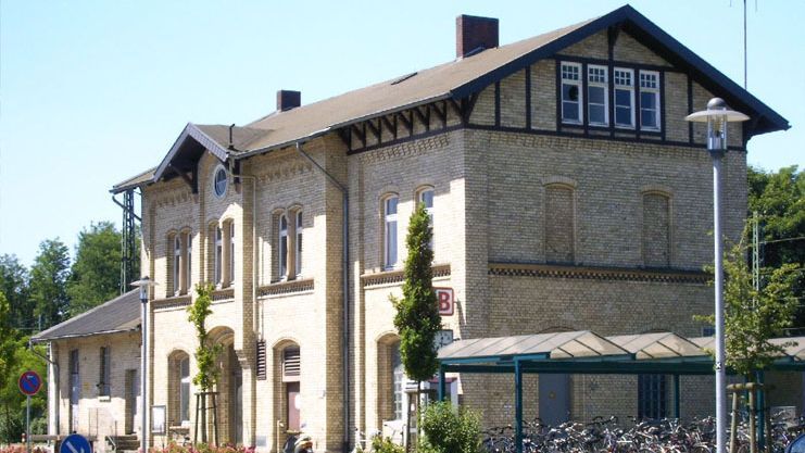 Gebäudes des Bahnhofs in Kattenvenne