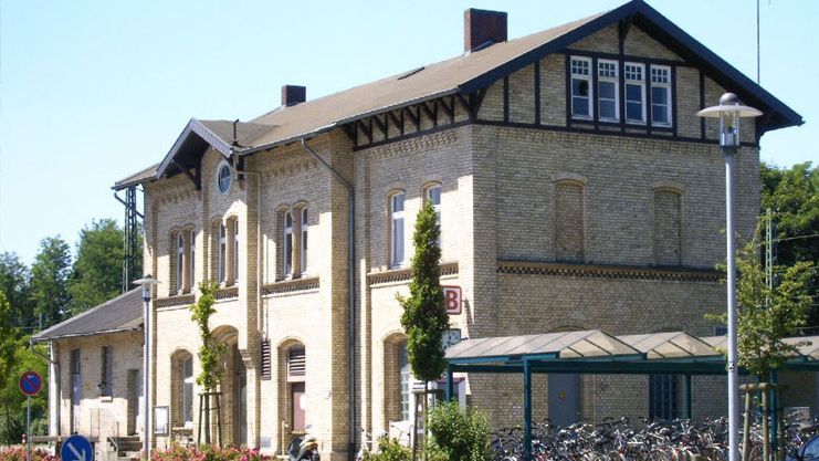 Gebäudes des Bahnhofs in Kattenvenne