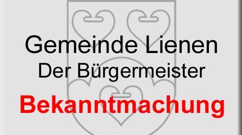 Symbolbild Bekanntmachnung