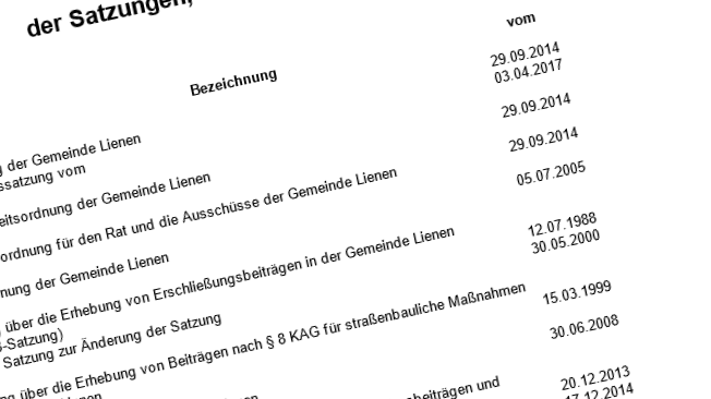 Symbolbild Satzungen
